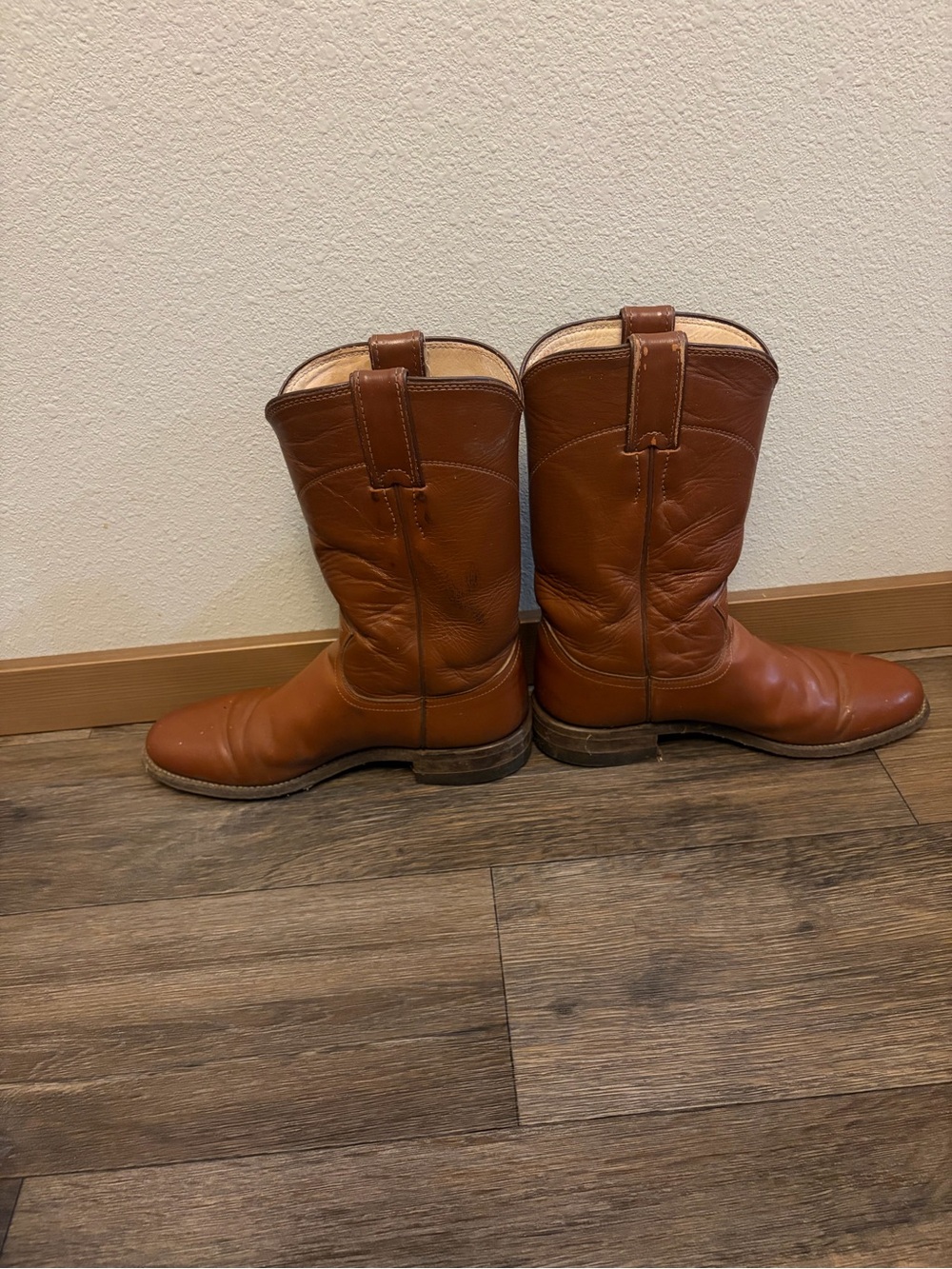 Vintage Women’s Justin Western Cowboy Brown Boots USA Made Size 5.5 B - Picture 4 of 7